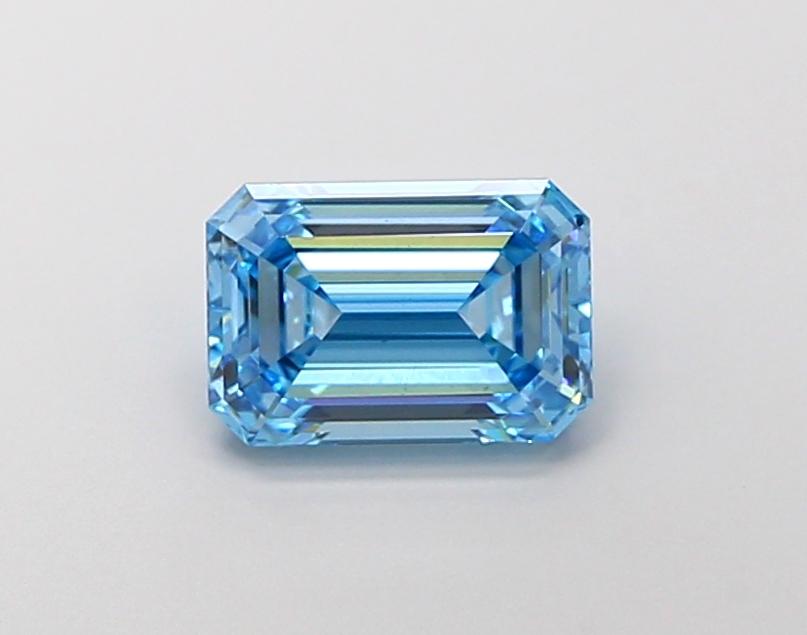 2.04 Ct. Fancy Vivid Blue Emerald Lab Grown Diamond