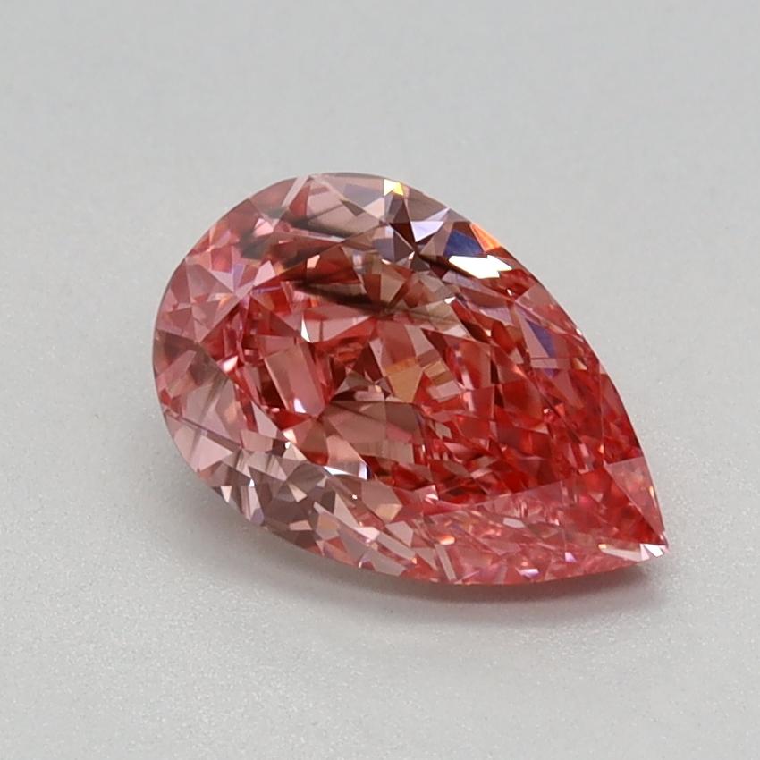 0.84 Ct. Fancy Vivid Pink Pear Lab Grown Diamond