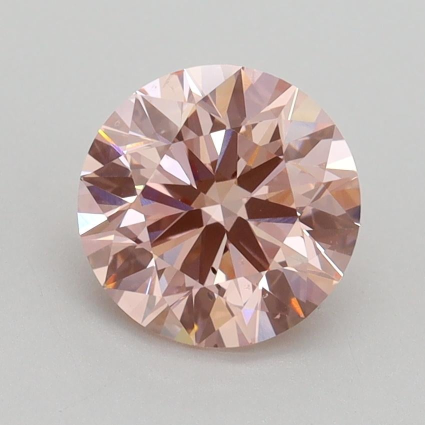 1.70 Ct. Fancy Intense Pink Round Lab Grown Diamond
