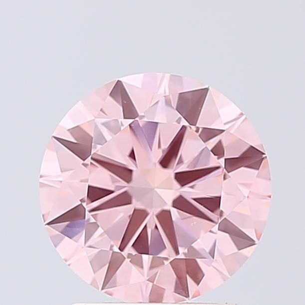 2.00 Ct. Fancy Intense Pink Round Lab Grown Diamond