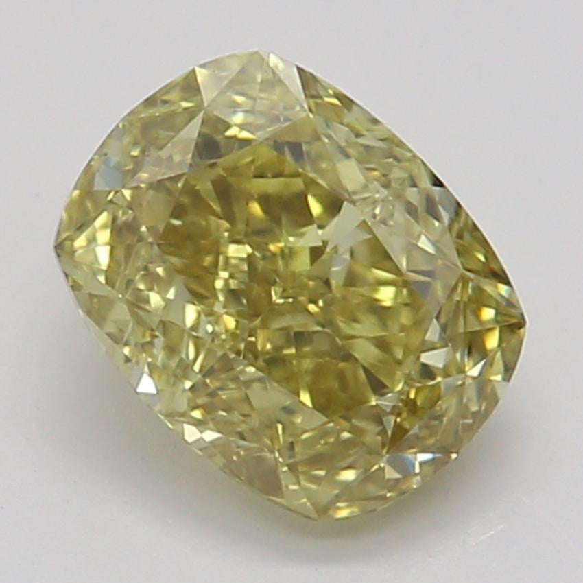 0.62 Ct. Fancy Brownish Yellow Cushion Diamond