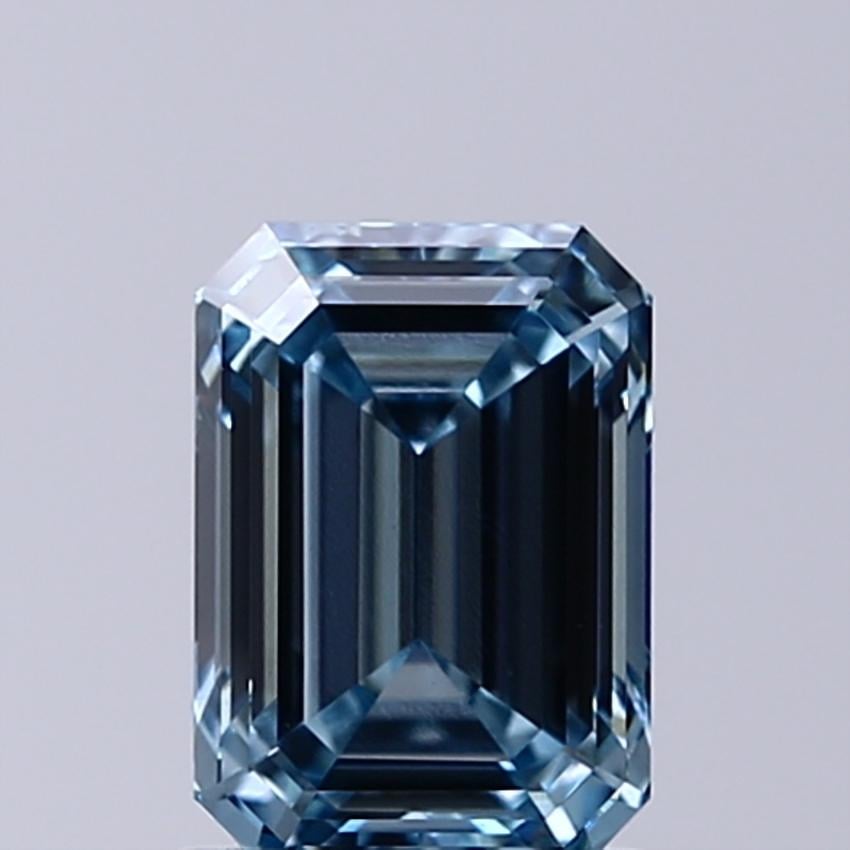 1.20 Ct. Fancy Intense Blue Emerald Lab Grown Diamond