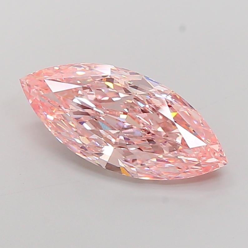 6.19 Ct. Fancy Intense Pink Marquise Lab Grown Diamond
