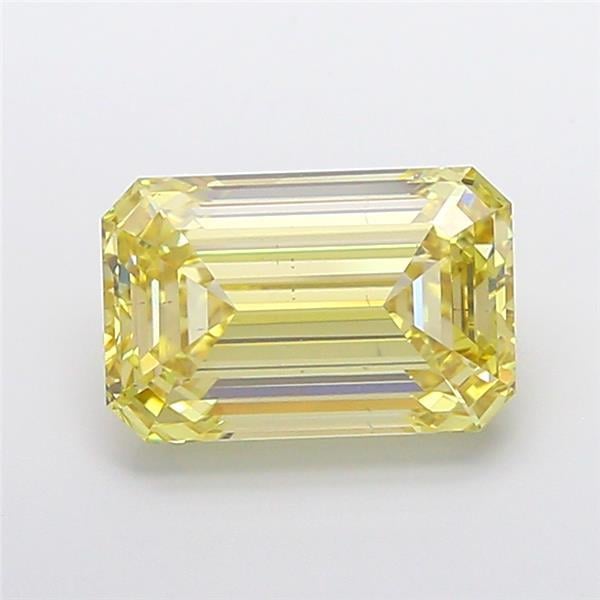 5.00 Ct. Fancy Intense Yellow Emerald Lab Grown Diamond