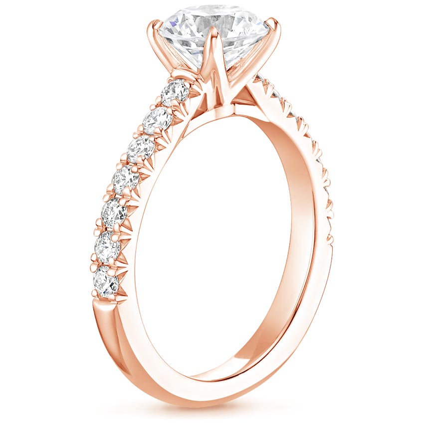 14K Rose Gold Sienna Diamond Ring (3/8 ct. tw.), large side view