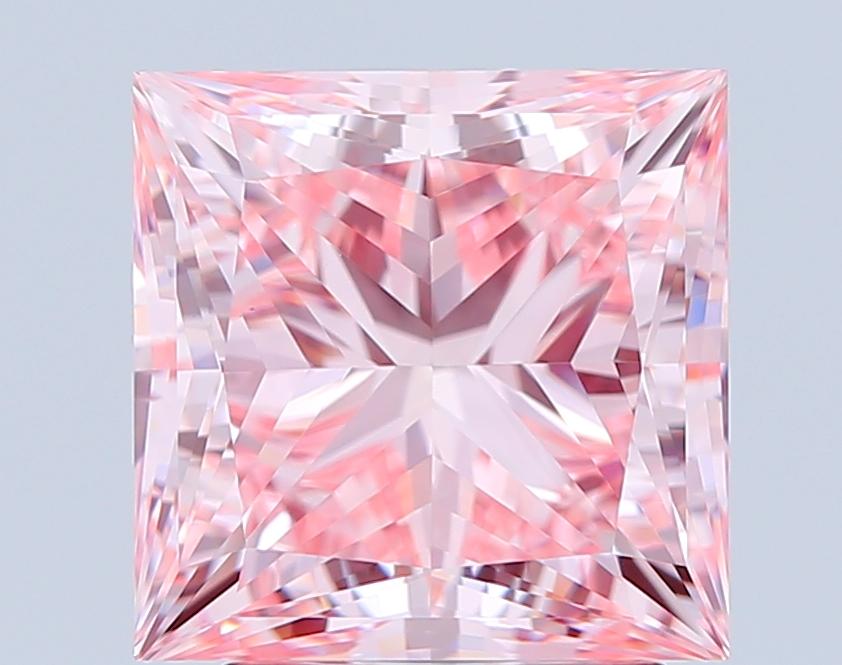 3.02 Ct. Fancy Intense Pink Princess Lab Grown Diamond