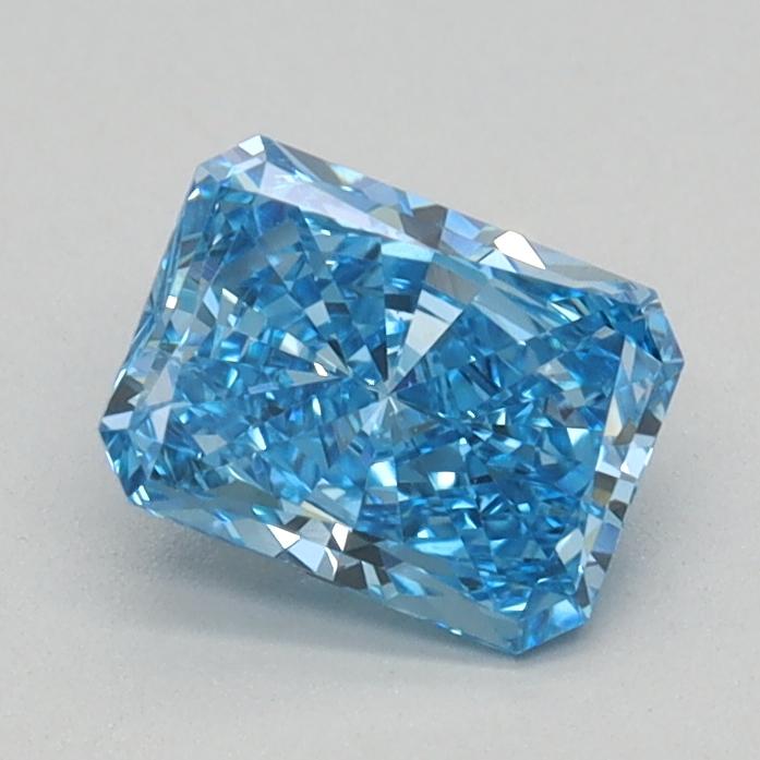 0.58 Ct. Fancy Vivid Blue Radiant Lab Grown Diamond