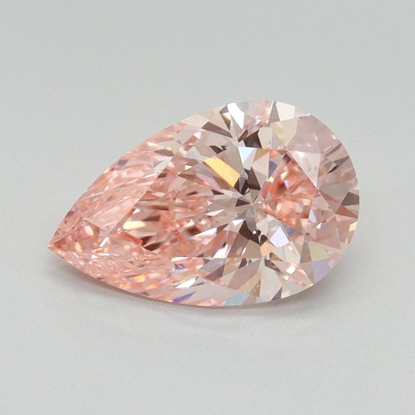 1.81 Ct. Fancy Vivid Pink Pear Lab Grown Diamond