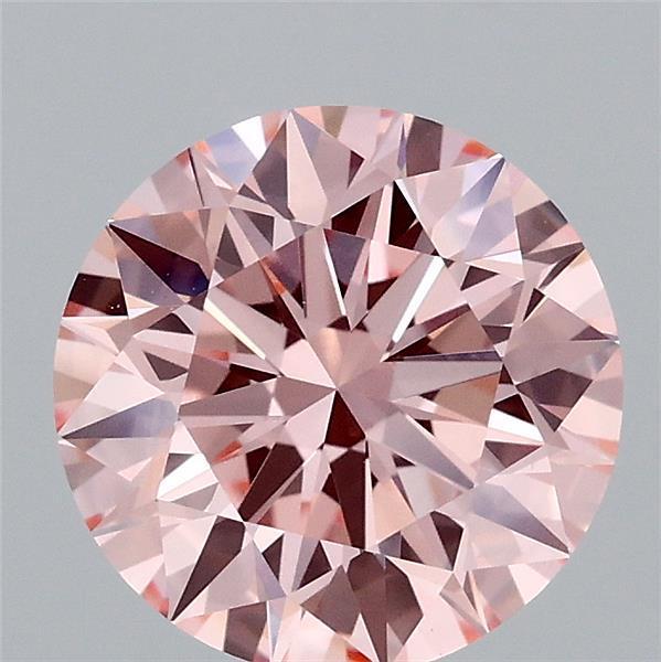 2.09 Ct. Fancy Vivid Pink Round Lab Grown Diamond