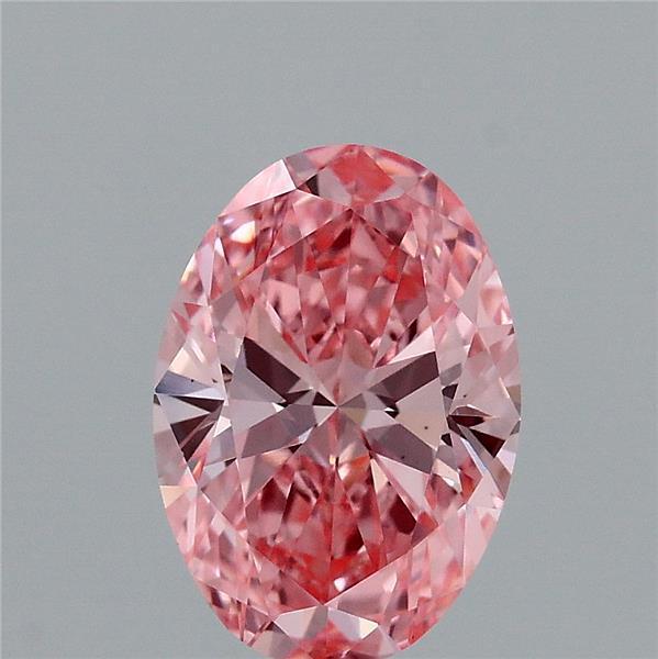 1.59 Ct. Fancy Vivid Pink Oval Lab Grown Diamond