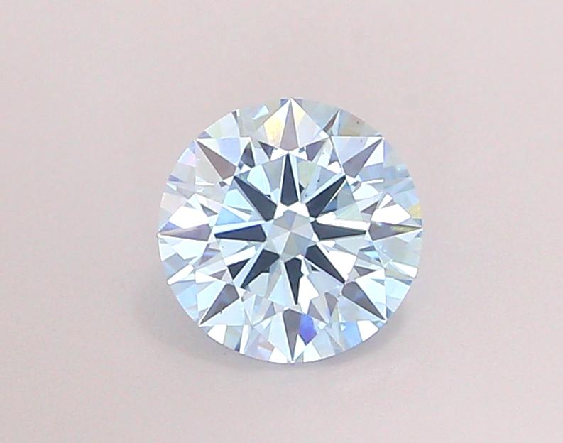 1.08 Ct. Fancy Vivid Blue Round Lab Grown Diamond