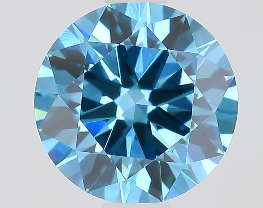 1.00 Ct. Fancy Vivid Blue Round Lab Grown Diamond