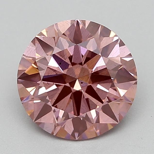 1.50 Ct. Fancy Intense  Pink Round Lab Grown Diamond