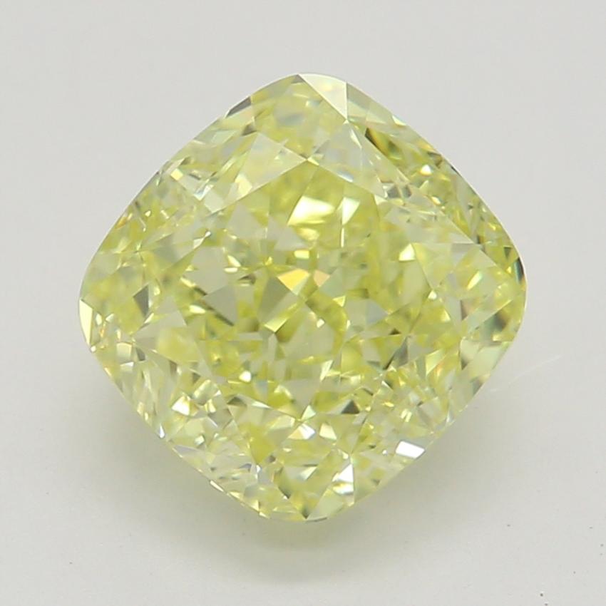 1.31 Ct. Fancy Intense Yellow Cushion Diamond