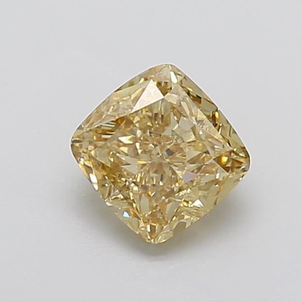 2.06 Ct. Fancy  Yellow Cushion Lab Grown Diamond