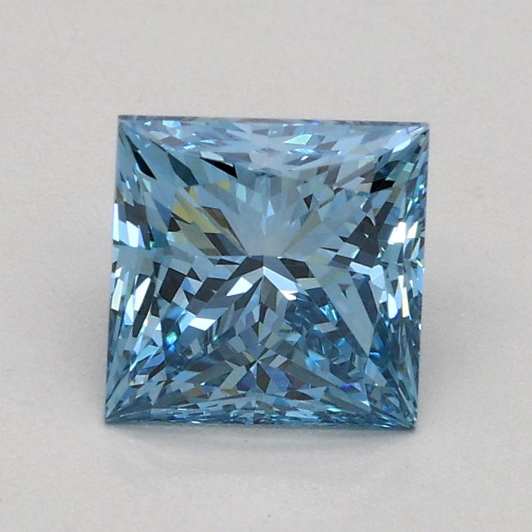 1.03 Ct. Fancy Intense Blue Princess Lab Grown Diamond