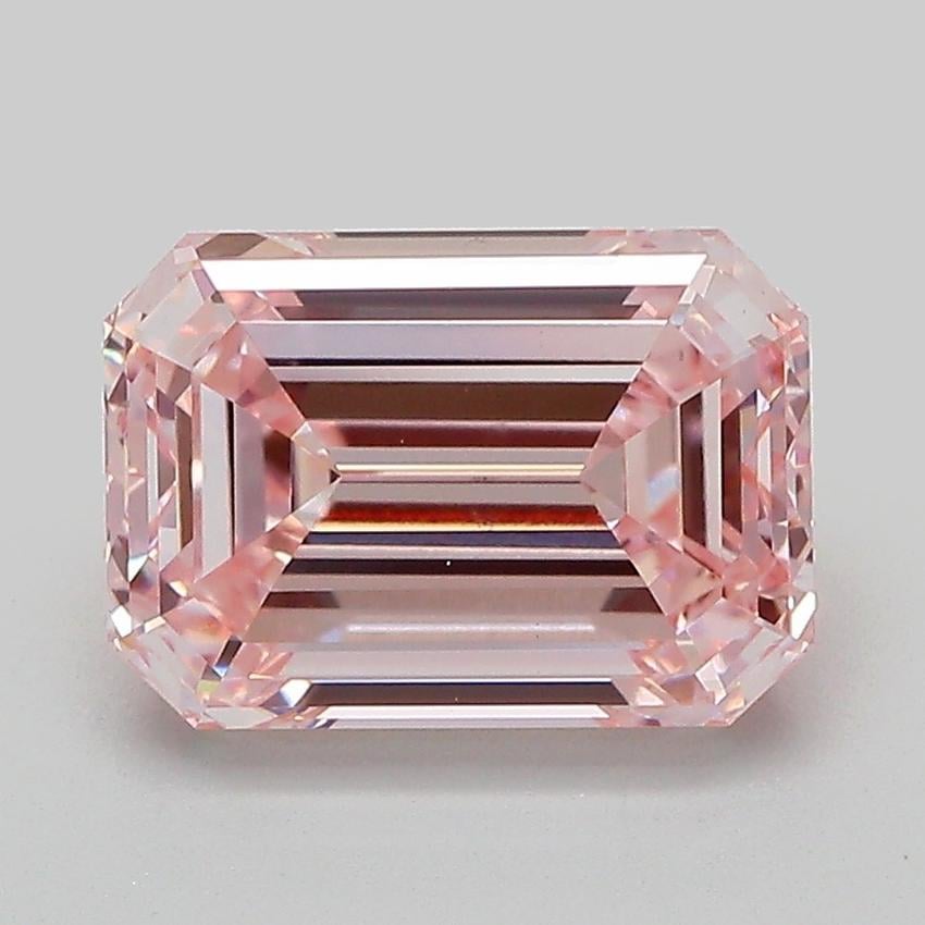 3.03 Ct. Fancy Intense  Pink Emerald Lab Grown Diamond