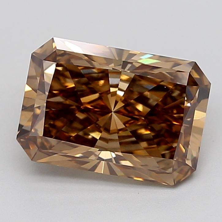 4.04 Ct. Fancy  Brown Radiant Lab Grown Diamond