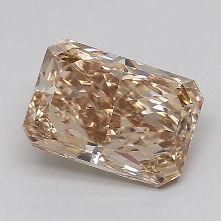 2.15 Ct. Light  Brown Radiant Lab Grown Diamond