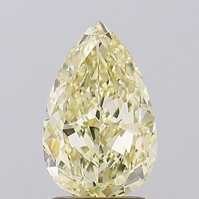 1.94 Ct. Fancy Light Yellow Pear Lab Grown Diamond