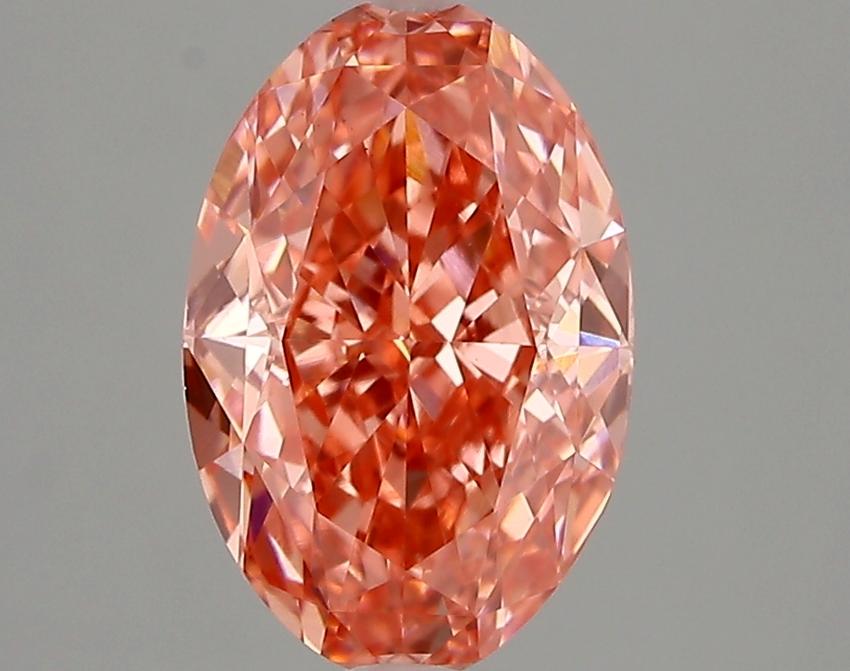 2.57 Ct. Fancy Pink Oval Lab Grown Diamond