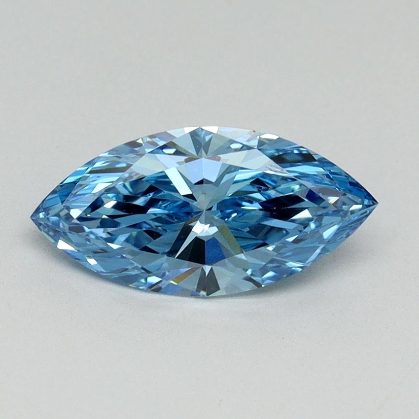 1.03 Ct. Fancy Vivid Blue Marquise Lab Grown Diamond