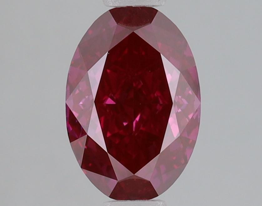 1.26 Ct. Fancy Deep Pink Oval Lab Grown Diamond
