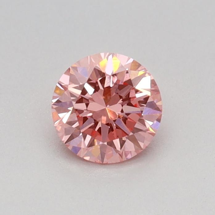 0.31 Ct. Fancy Vivid Pink Round Lab Grown Diamond