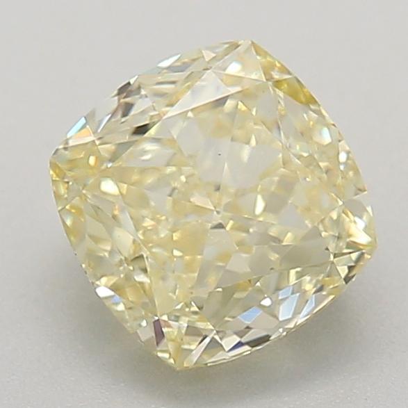 1.19 Ct. Fancy Yellow Cushion Lab Grown Diamond