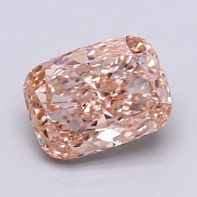 2.39 Ct. Fancy Vivid  Pink Cushion Lab Grown Diamond