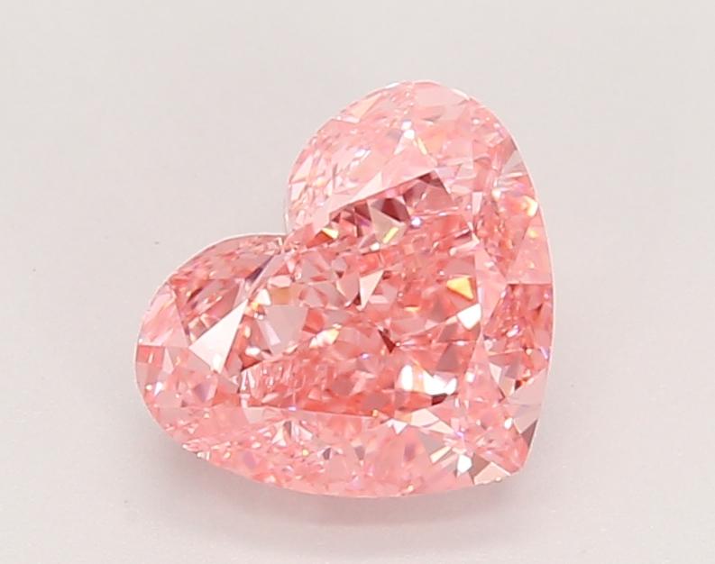 1.59 Ct. Fancy Vivid Pink Heart Lab Grown Diamond