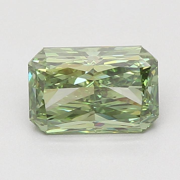 2.10 Ct. Fancy Vivid Green Radiant Lab Grown Diamond