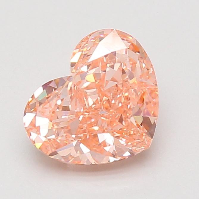 2.08 Ct. Fancy Vivid Pink Heart Lab Grown Diamond