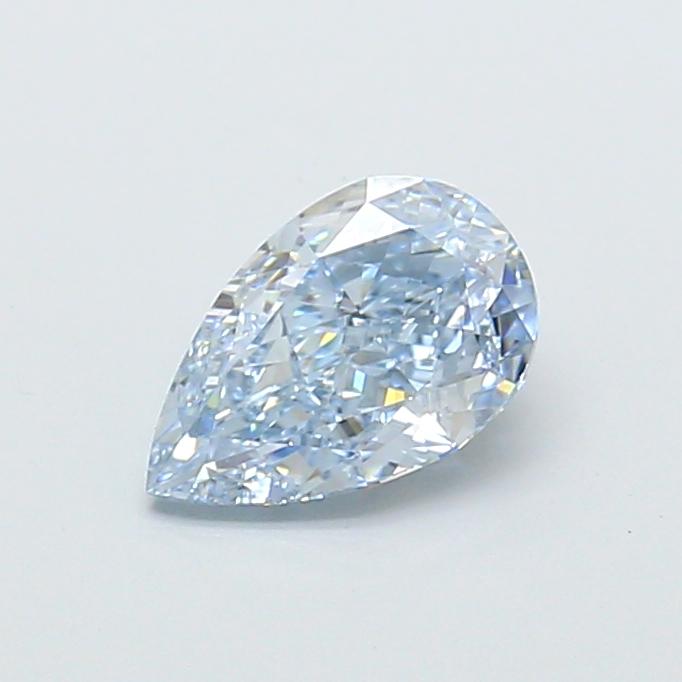 1.01 Ct. Fancy Intense  Blue Pear Lab Grown Diamond