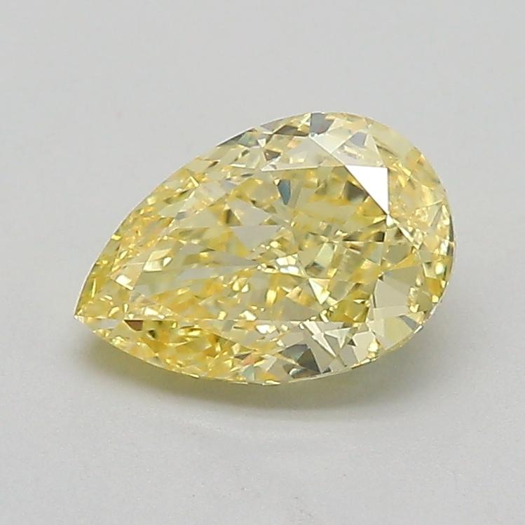1.03 Ct. Fancy Intense  Yellow Pear Lab Grown Diamond
