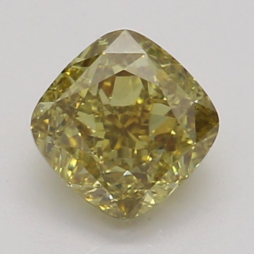 0.41 Ct. Fancy Deep Brownish Yellow Cushion Diamond
