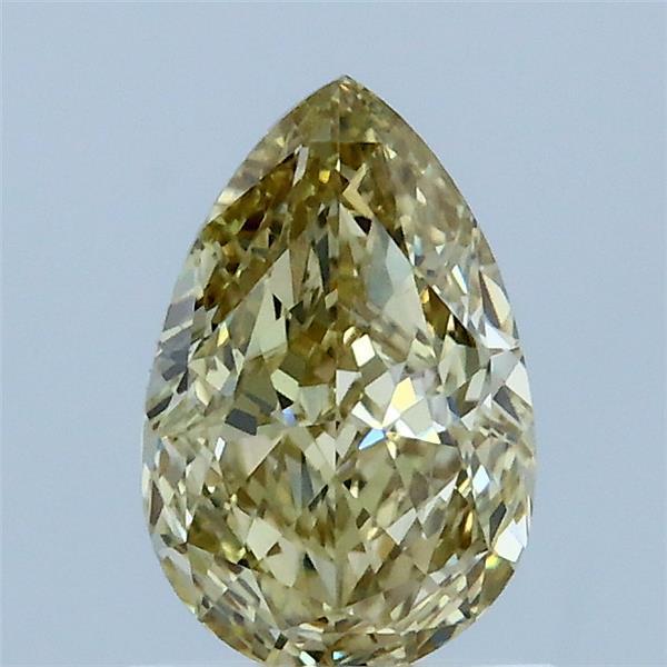 1.06 Ct. Fancy Yellow Pear Lab Grown Diamond
