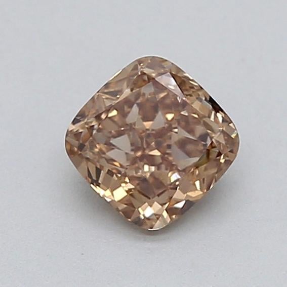 0.35 Ct. Light  Brown Cushion Lab Grown Diamond