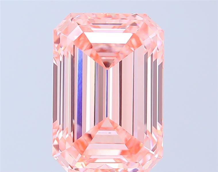 5.59 Ct. Fancy Intense Pink Emerald Lab Grown Diamond