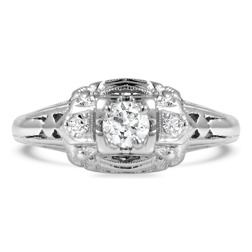 Art Deco Diamond Vintage Ring