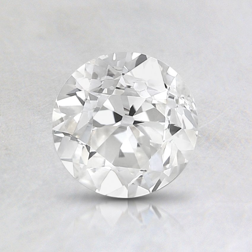 0.84 Carat, I Color, SI1 Clarity, Round Old European Cut Diamond