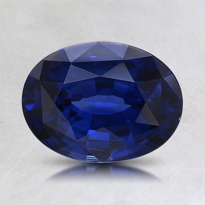 8X6mm Super Premium Blue Oval Sapphire
