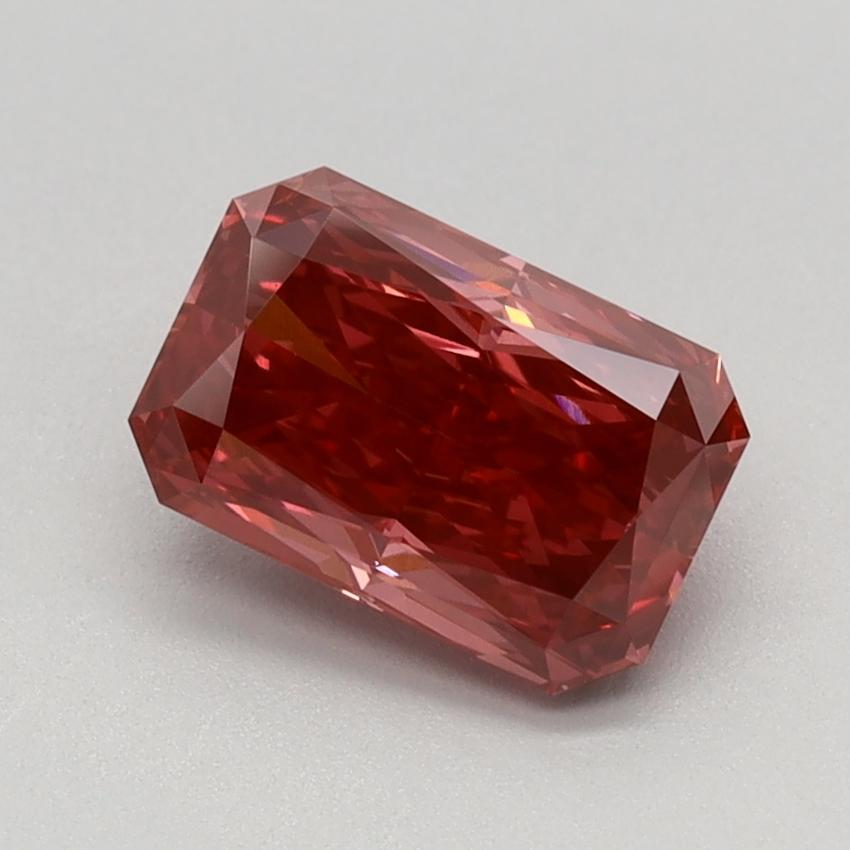 1.23 Ct. Fancy Deep Pink Radiant Lab Grown Diamond
