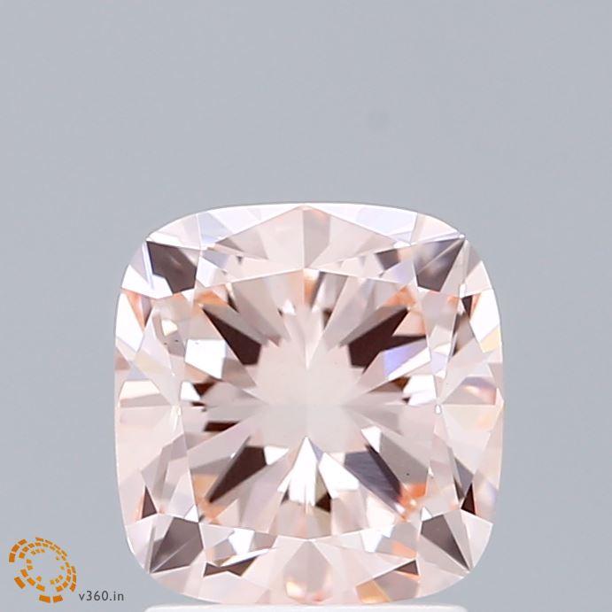 2.11 Ct. Fancy Pink Cushion Lab Grown Diamond