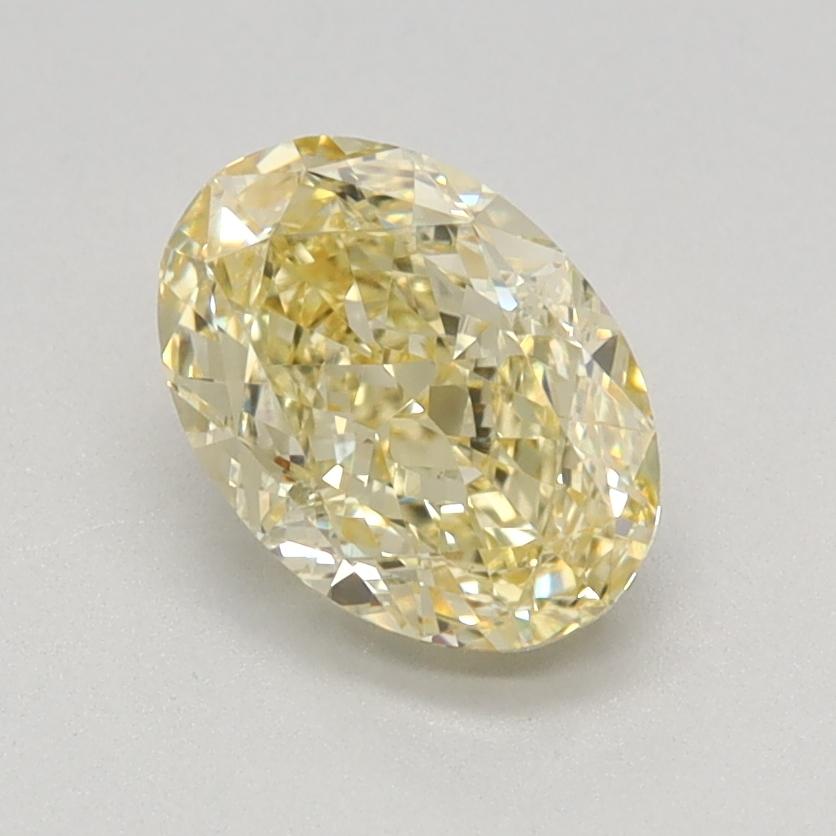1.11 Ct. Fancy Intense Yellow Oval Lab Grown Diamond