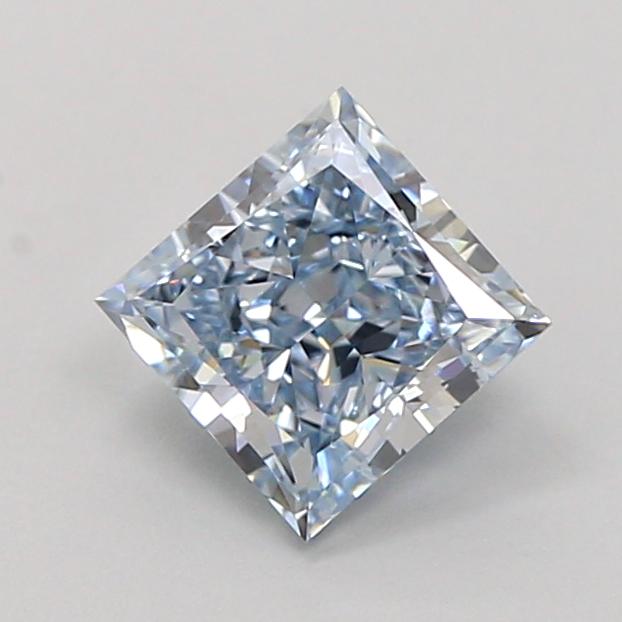 1.01 Ct. Fancy Vivid Blue Princess Lab Grown Diamond