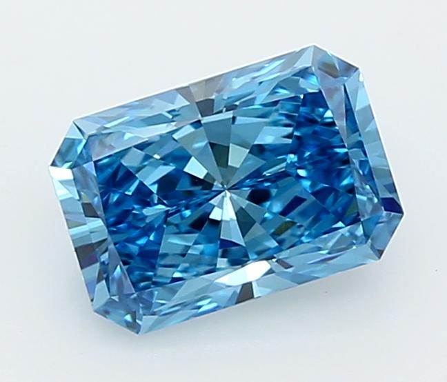 1.55 Ct. Fancy Vivid  Blue Radiant Lab Grown Diamond