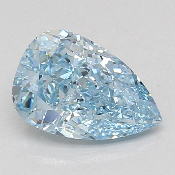 1.55 Ct. Fancy Vivid Blue Pear Lab Grown Diamond
