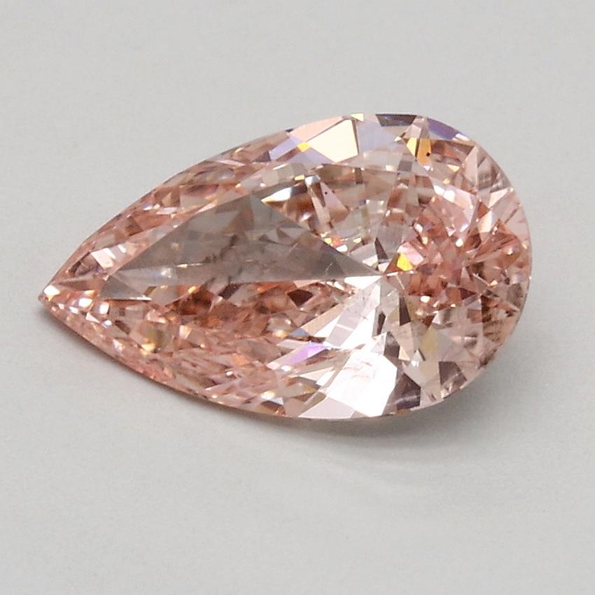 1.00 Ct. Fancy Intense Pink Pear Lab Grown Diamond