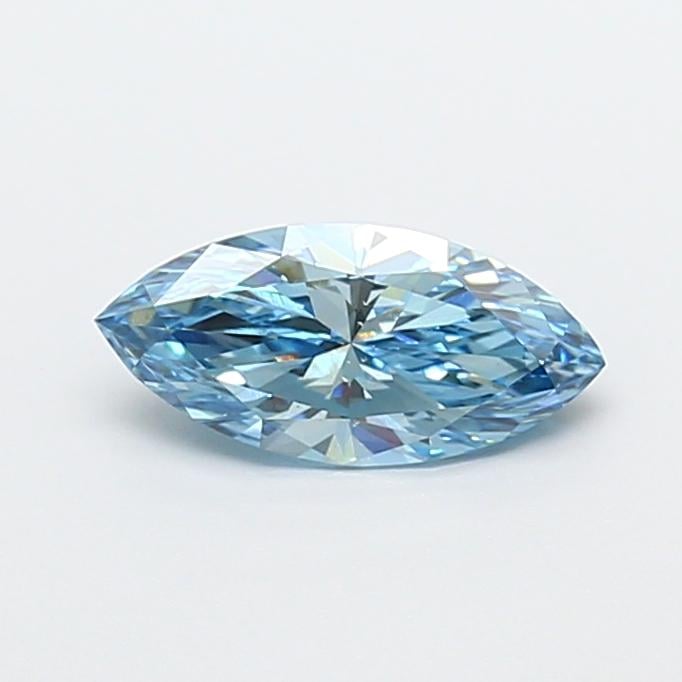 1.00 Ct. Fancy Blue Marquise Lab Grown Diamond